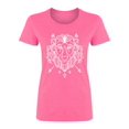 thumbnail image 1 of Lion Abstract Design Shaped T-Shirt Women -Image by Shutterstock, Female Small, 1 of 2