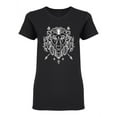 thumbnail image 1 of Lion Abstract Design Shaped T-Shirt Women -Image by Shutterstock, Female XX-Large, 1 of 2