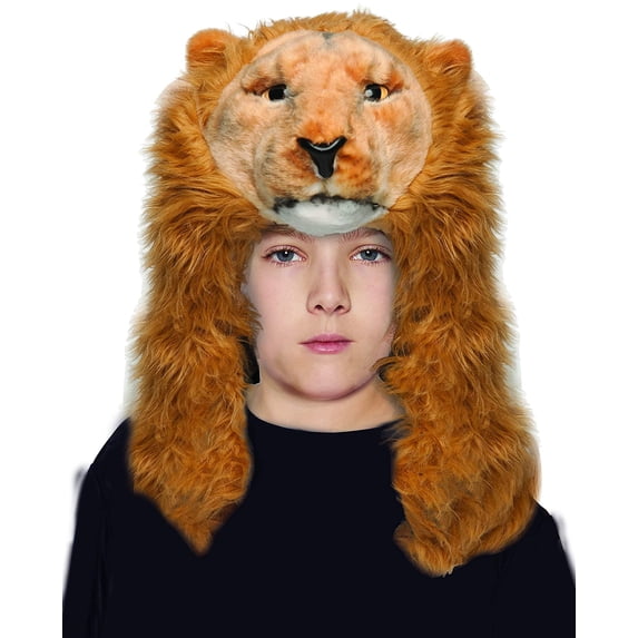 Lion Adult Costume Animal Headpiece | One Size