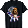 thumbnail image 1 of Lion Africa Big Cat Mane colorful Lions T-Shirt, 1 of 5
