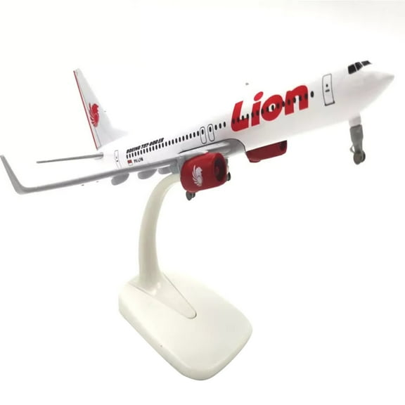 Lion Airlines B737 Model Airplane High-Detail Diecast for Showcase & Shelf Display