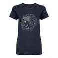 thumbnail image 1 of Lion Animal Conservation Shaped T-Shirt Women -Image by Shutterstock, Female XX-Large, 1 of 2