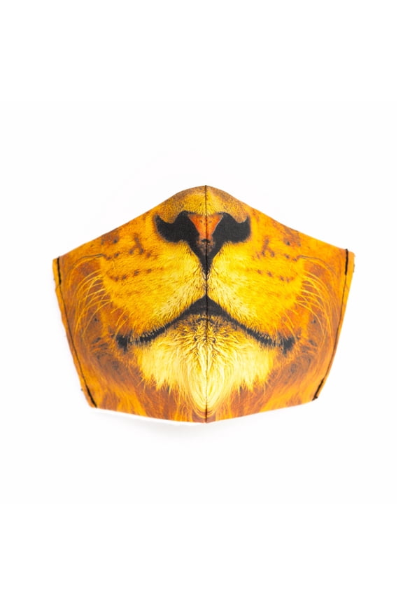 Lion Art by Erin Banwell: Art Print Face Mask- Adult