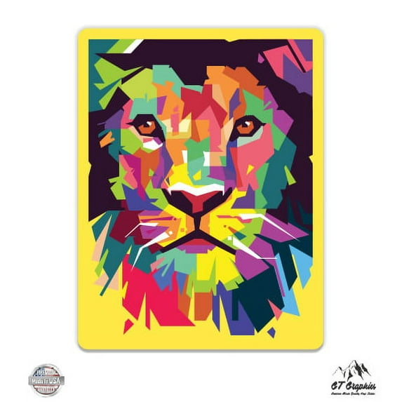 Lion Artistic - 12" Vinyl Sticker Waterproof Decal