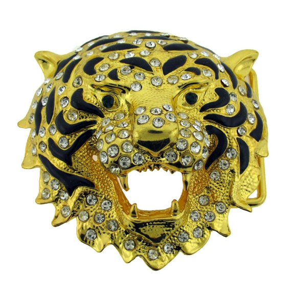 Lion Belt Buckle Animal Western Rodeo Texas Style Metal Fashion High Quality King Costume Cosplay