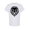 thumbnail image 1 of Lion Black And White Graphic T-Shirt Men -Image by Shutterstock, Male Large, 1 of 2