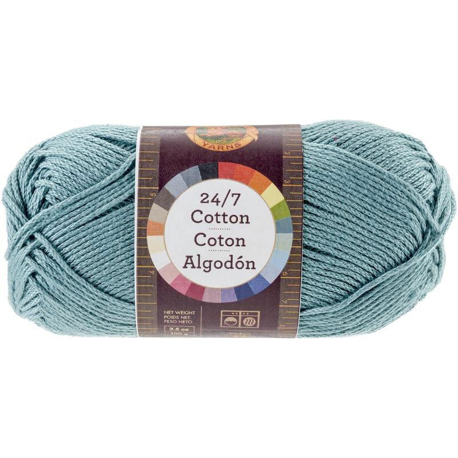 Lion Brand 24/7 Cotton Jade Cotton Yarn