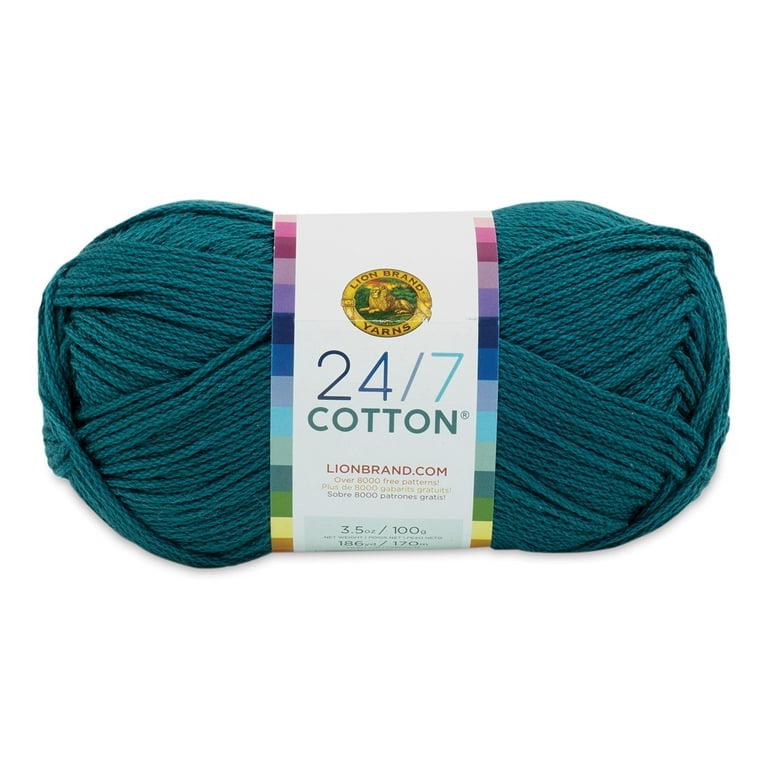 Lion Brand 24/7 Cotton Yarn - Dragonfly