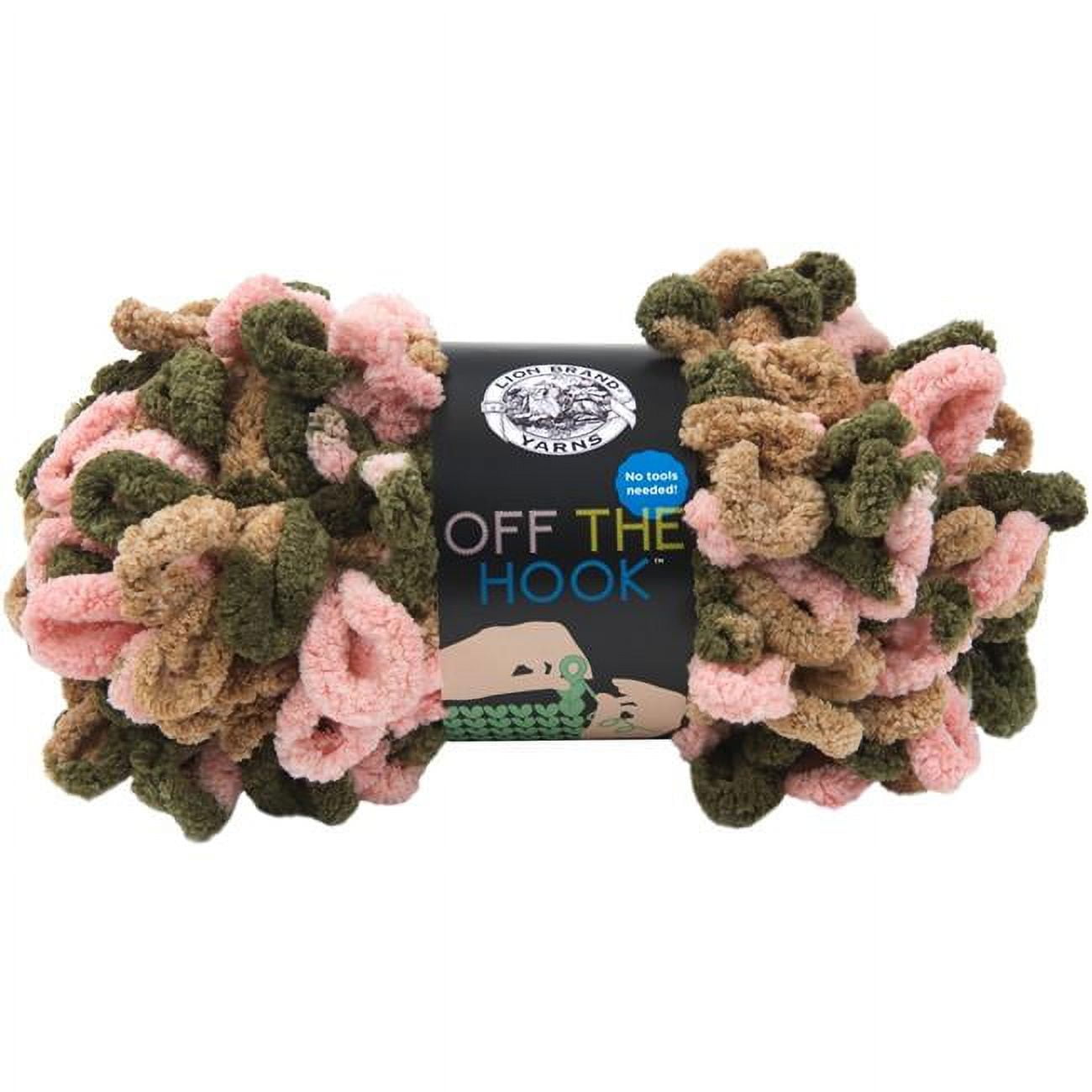 Lion Brand 516207 Off the Hook Yarn, Dirty Martini