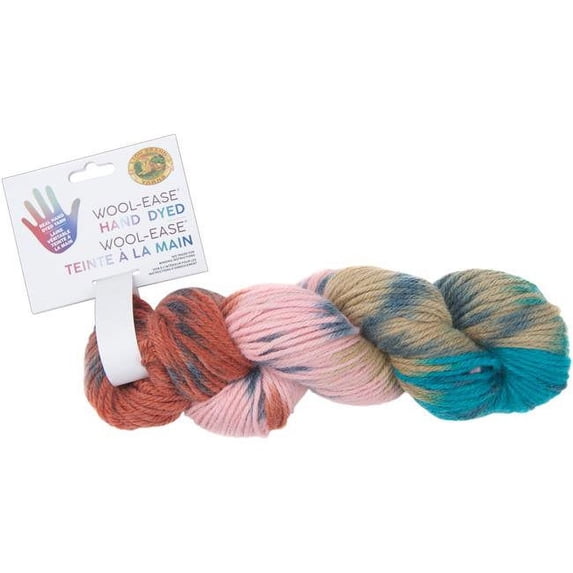 Lion Brand 623-210 Wool-Ease Hand Dyed Yarn, Butterfinger