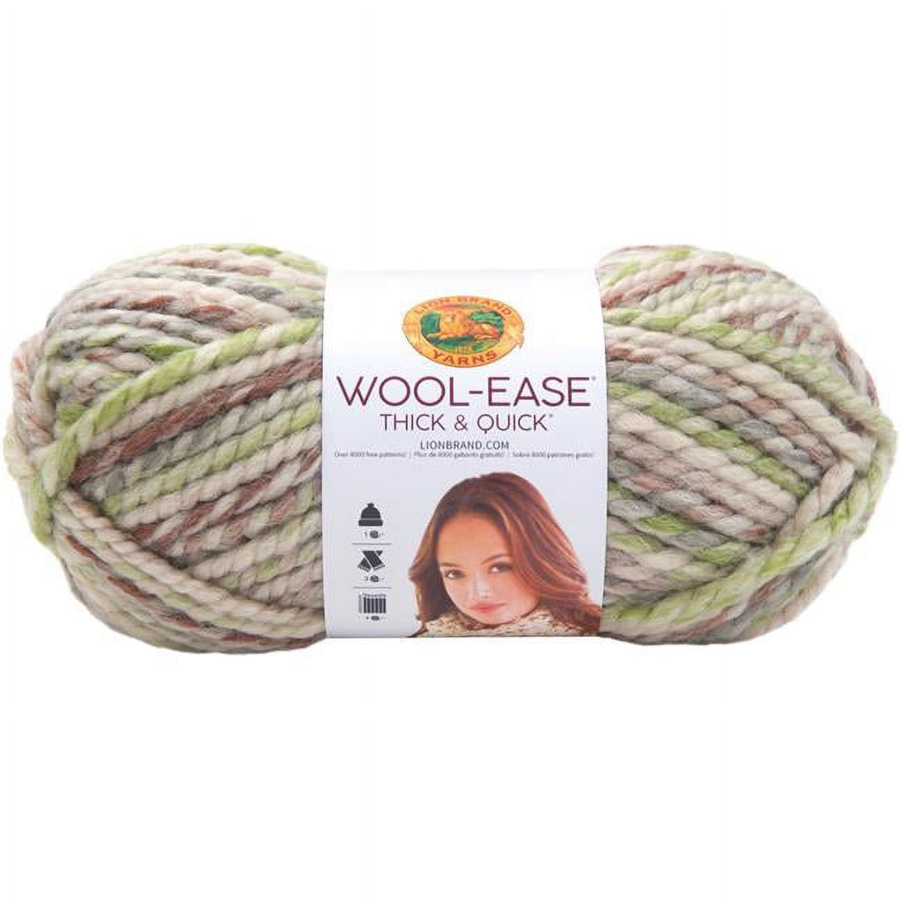 Lion Brand Wool Ease Thick & Quick Yarn Fisherman Lot 632942 Color 99 6oz 1  Ball