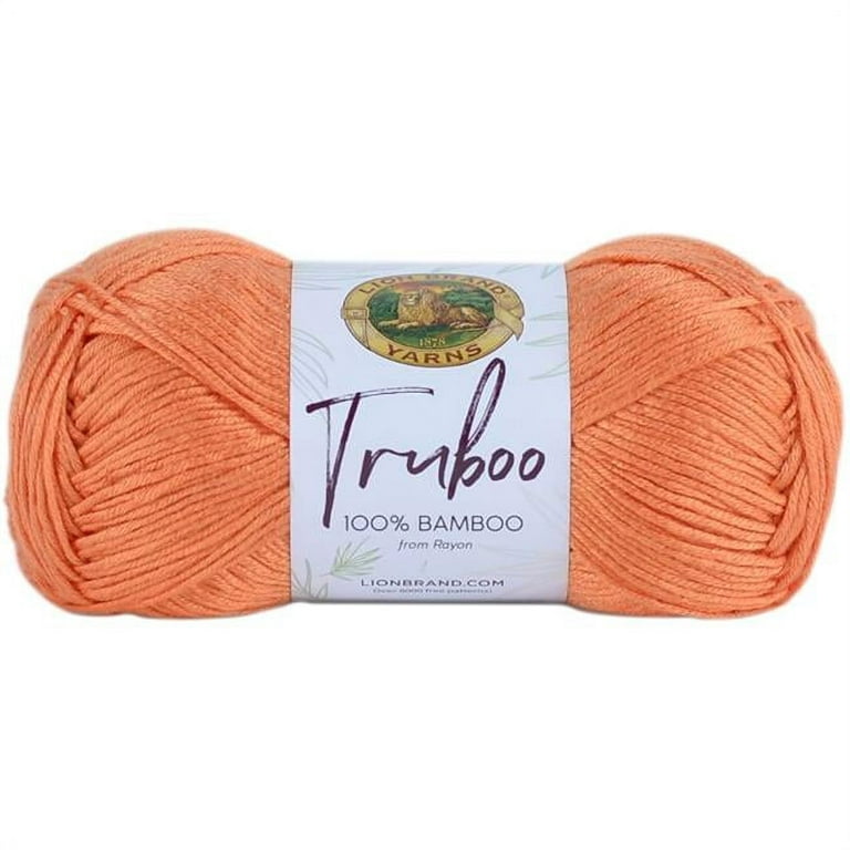 Lion Brand 837-133 Tangerine - Yarn Truboo