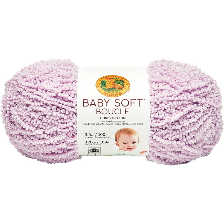 Lion Brand Yarn Review Baby Soft Boucle 