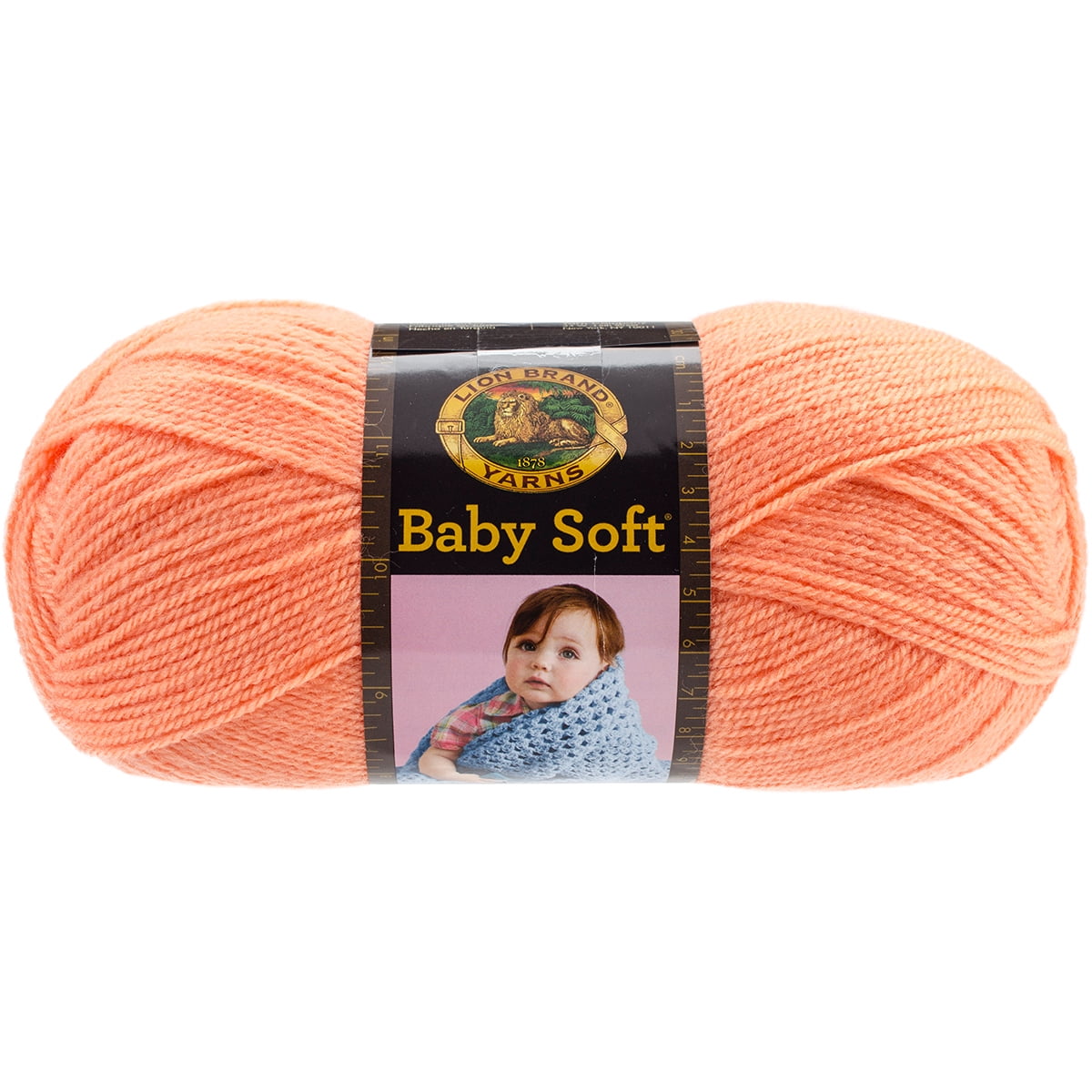 Lion Brand Baby Soft Yarn-Apricot