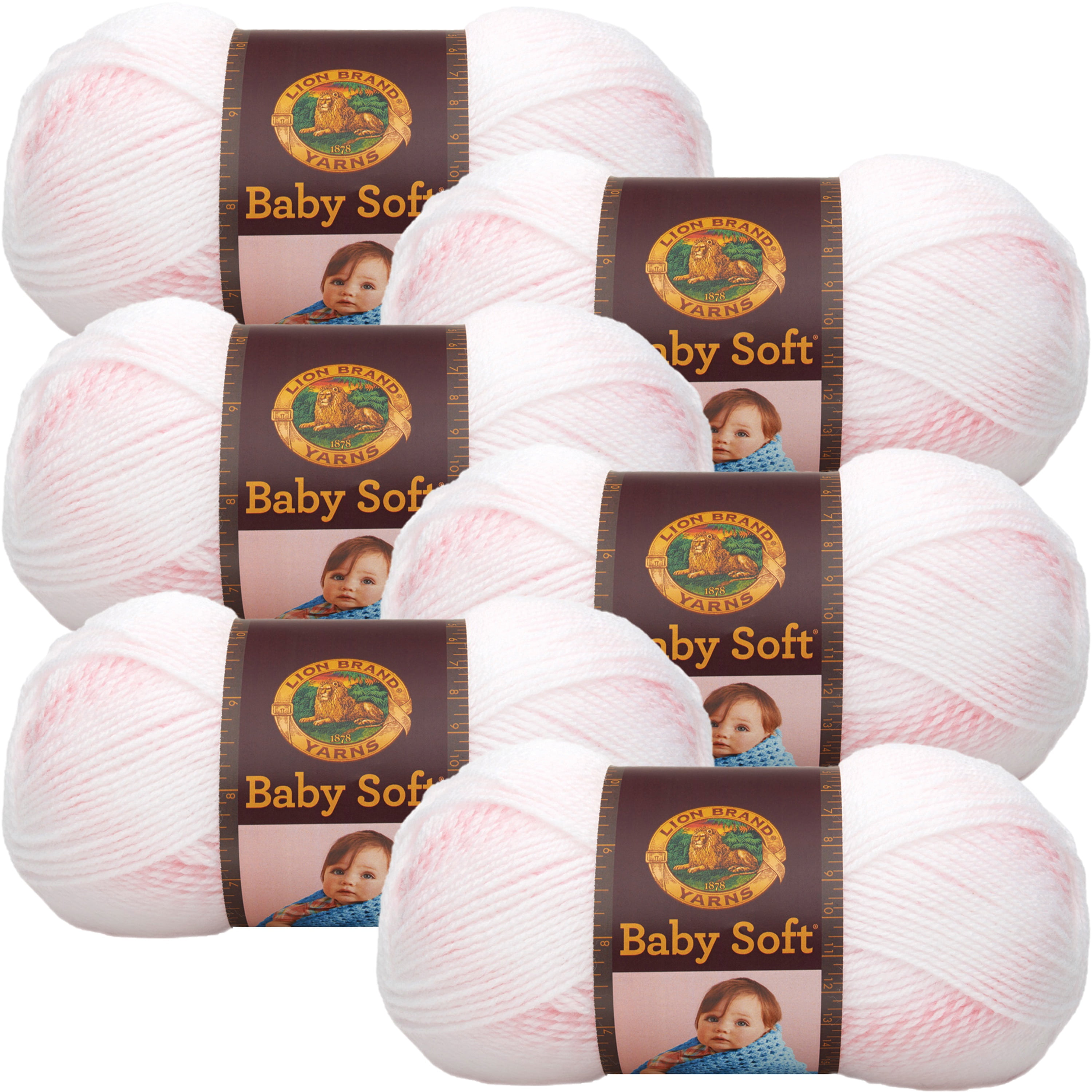 Lion Brand Baby Soft Yarn-Parfait Print, Multipack Of 6 