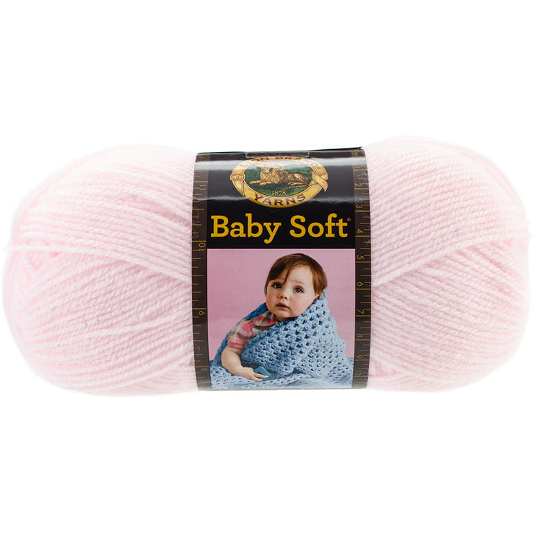 Lion Brand Baby Soft Yarn-Sweet Pea 5 oz