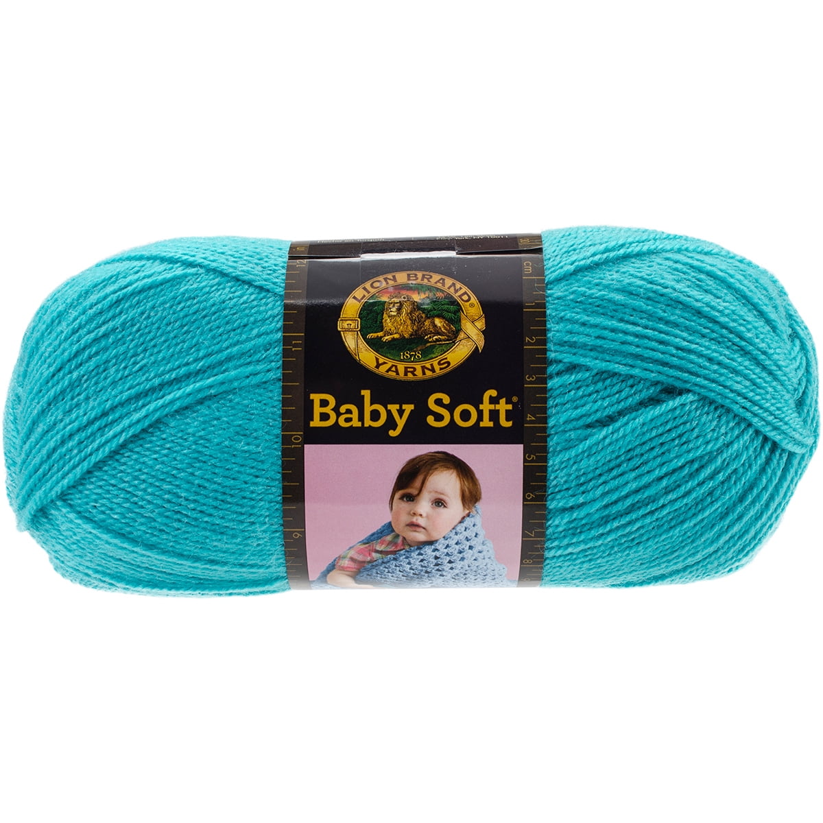 Lion Brand Baby Soft Yarn-Teal 