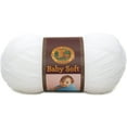 thumbnail image 1 of Lion Brand Baby Soft Yarn-White, 1 of 5