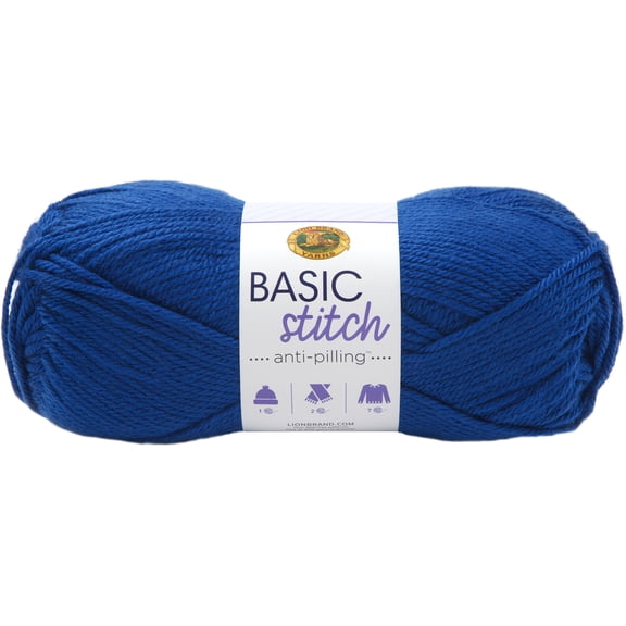 Lion Brand Basic Stitch Anti-Pilling Yarn - Royal Blue