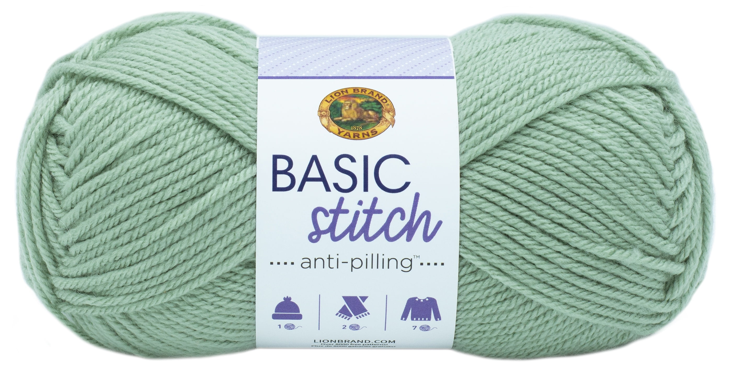 Lion Brand Basic Stitch Anti-pilling Yarn-Skein Tones Mahogany