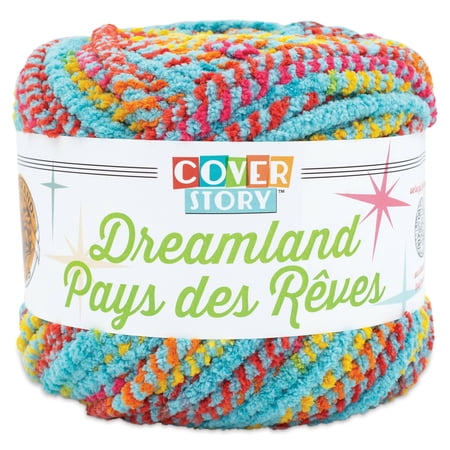 Lion Brand Cover Story Dreamland Yarn-Blue Hawaii