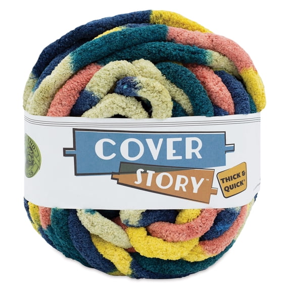 Lion Brand Cover Story Thick & Quick Yarn-Marsh