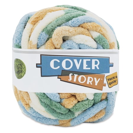 Lion Brand Cover Story Thick & Quick Yarn-Seashore