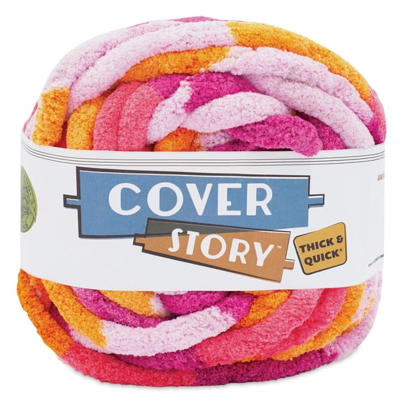 Lion Brand Cover Story Thick & Quick Yarn-Sunset