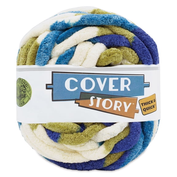Lion Brand Cover Story Thick & Quick Yarn-Woodlands