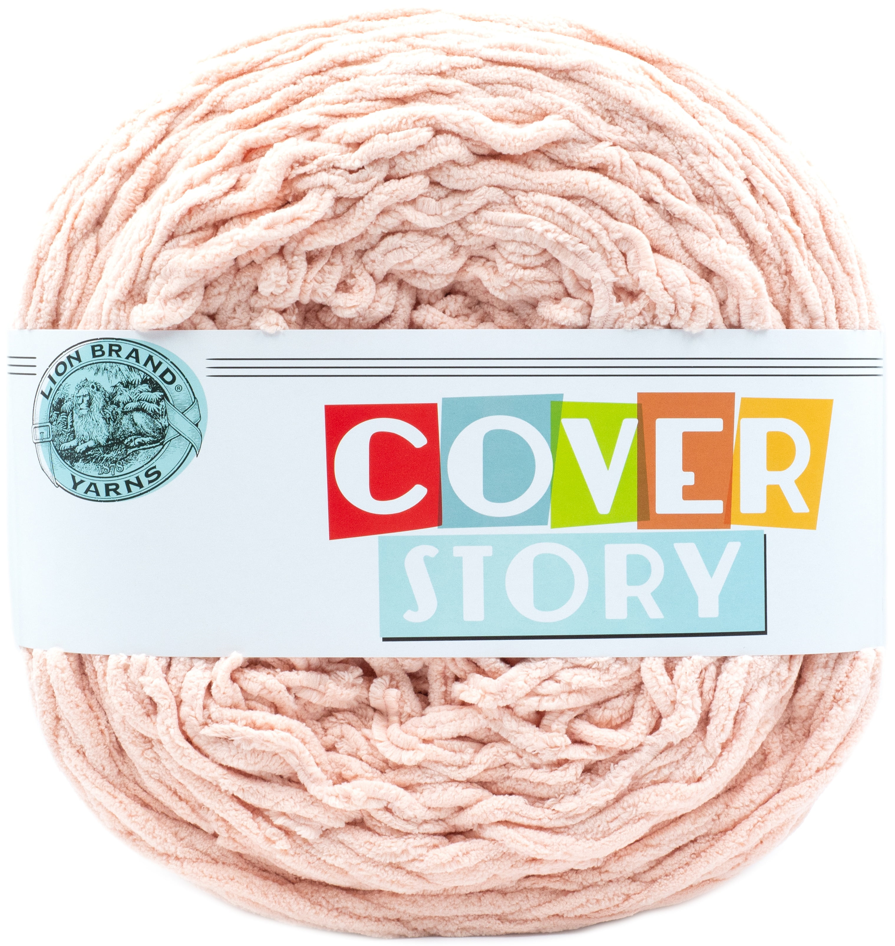 Lion Brand Yarn 533-101 Cover Story Yarn, Cameo : : Grocery