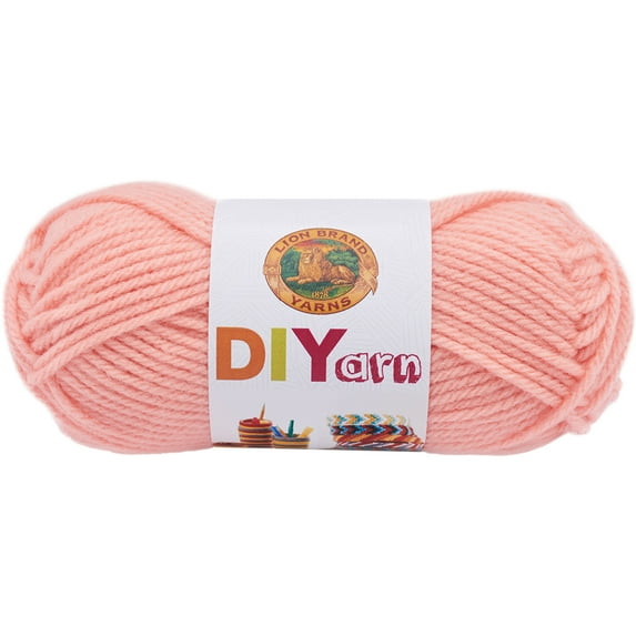 Lion Brand DIY Peach Craft Yarn