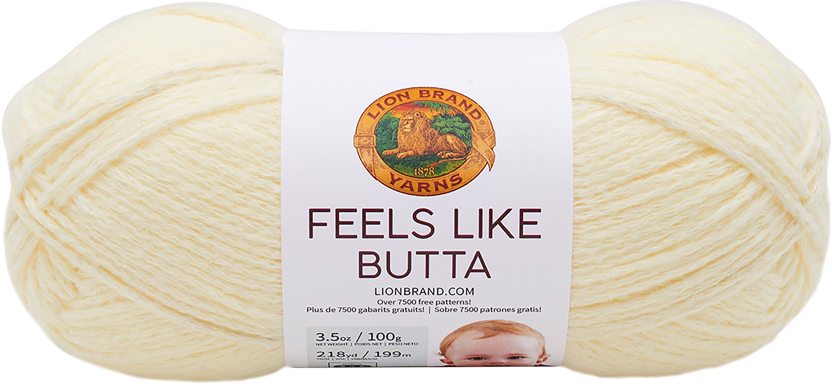 Lion Brand Feels Like Butta Yarn-Lemon 