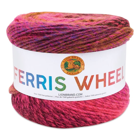 Lion Brand Ferris Wheel Yarn - Pink Marmalade