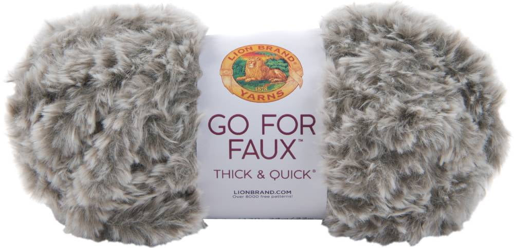 Lion Brand Go For Faux Yarn - Bear, 64 yds