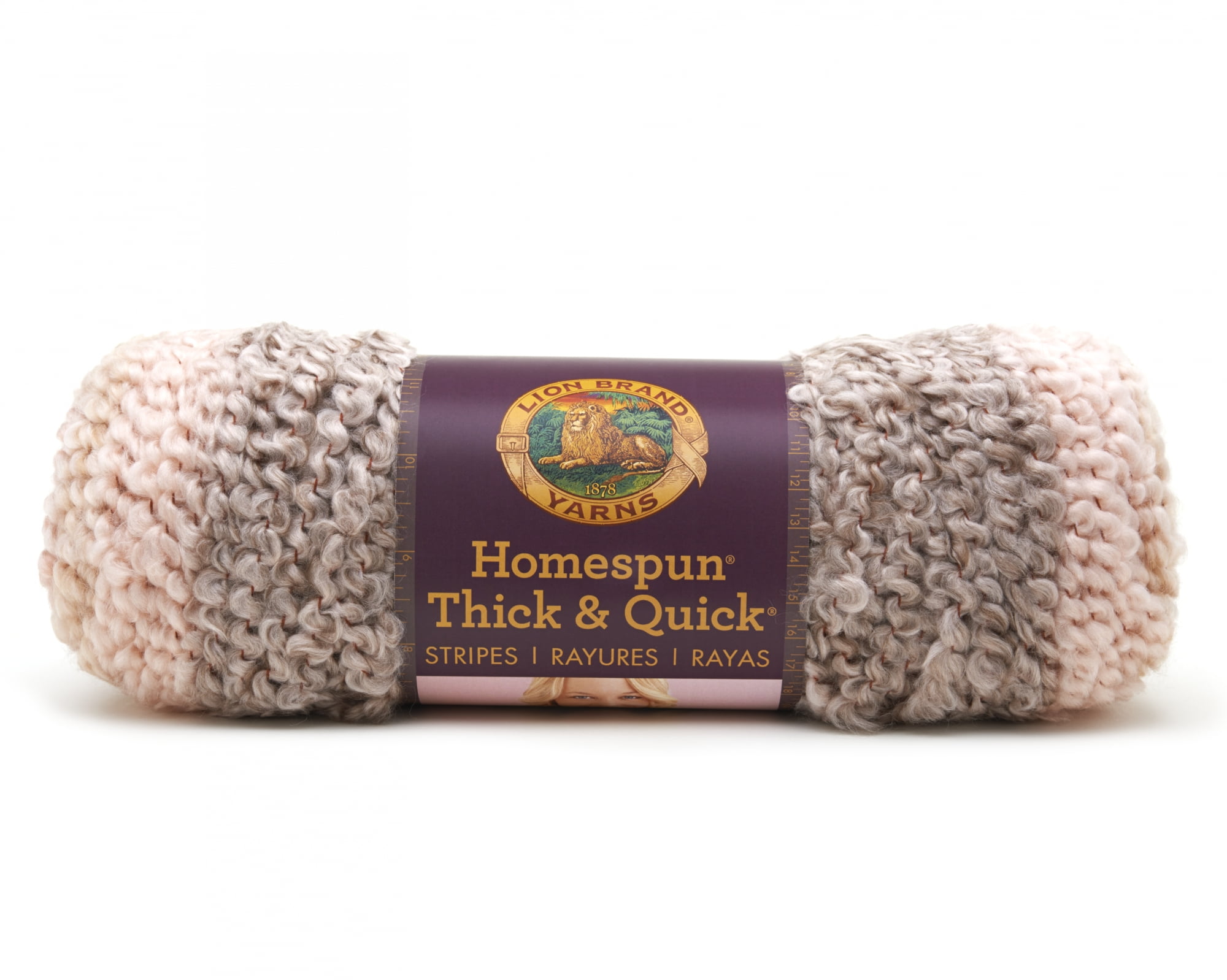 Lion Brand Homespun Thick & Quick Super Bulky Acrylic Polyester Blend
