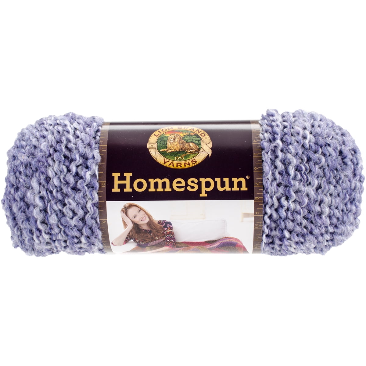 Lion Brand Homespun Yarn - Purple Aster