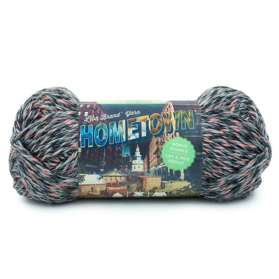 Lion Brand Hometown Bonus Bundle Multicolor Tweed Yarn