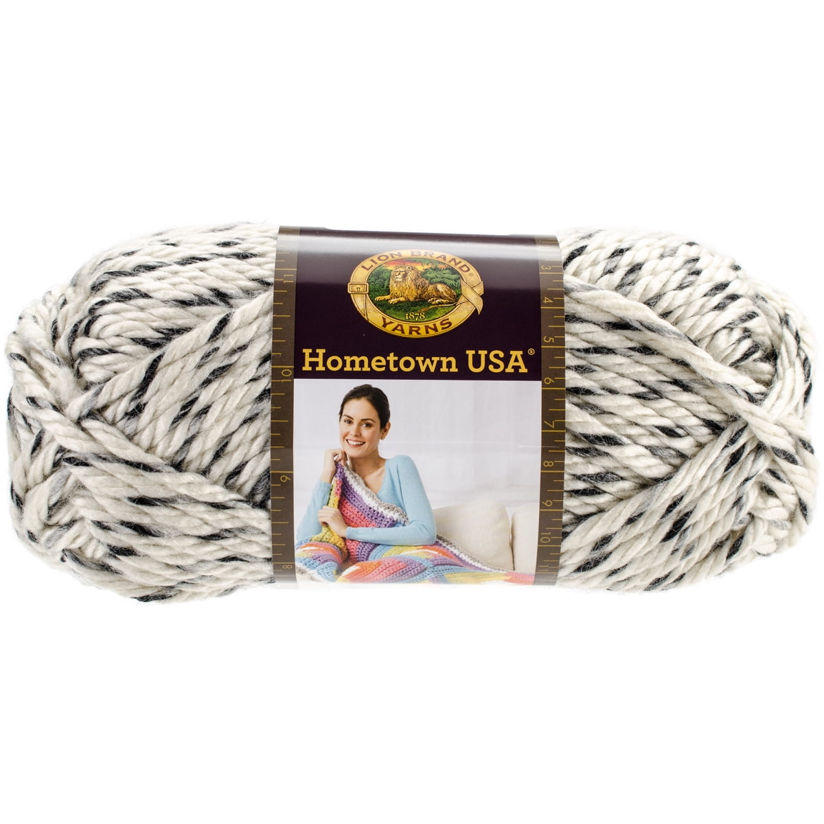 Lion Brand Hometown USA YarnBar Harbor Blizzard