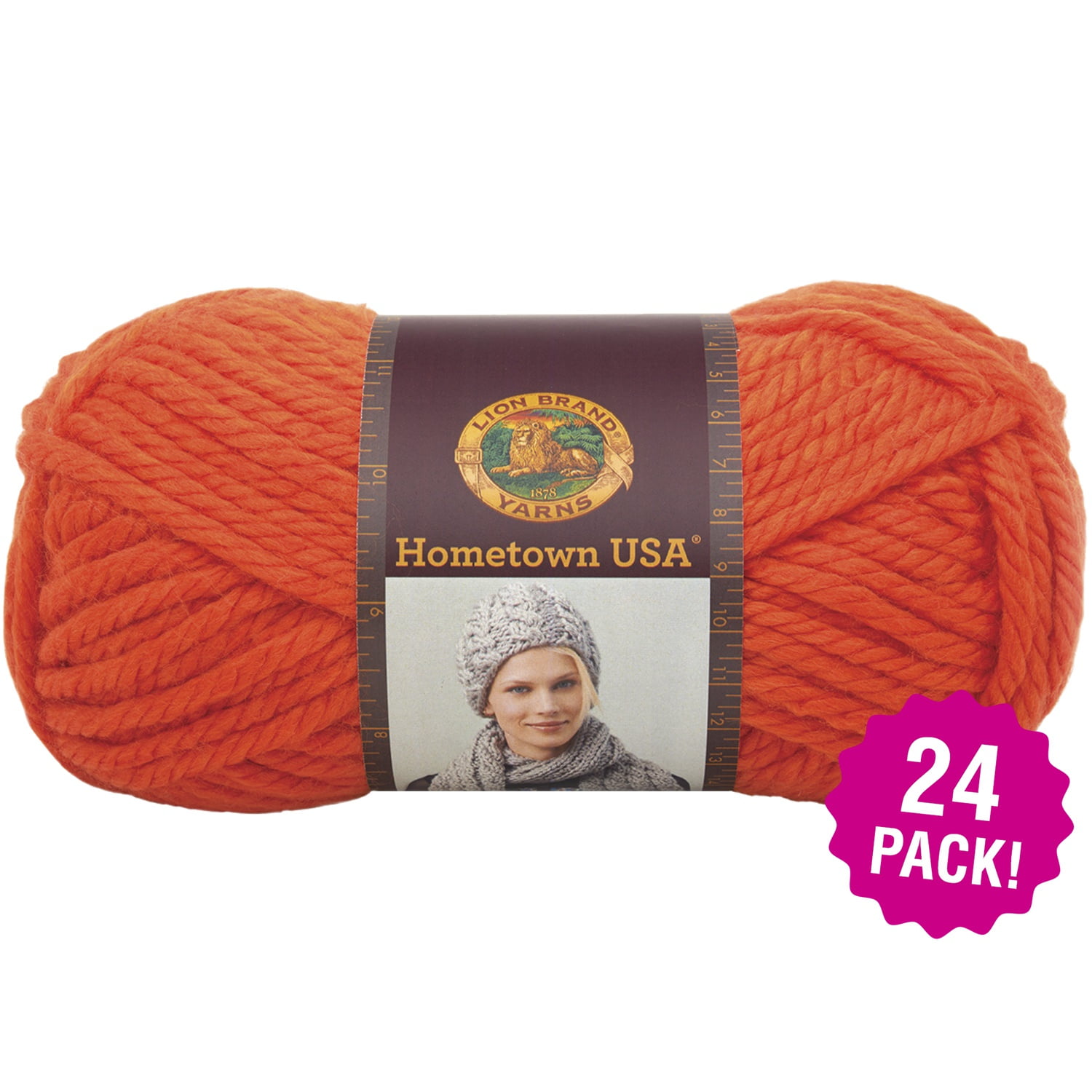 Lion Brand Hometown Yarn-Syracuse Orange, 1 - Ralphs