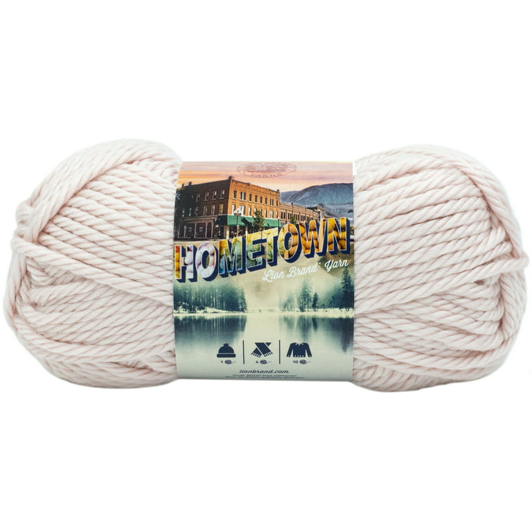 Lion Brand Yarn lion brand yarn wool-ease thick & quick yarn, soft and  bulky yarn for knitting, crocheting, and crafting, 1 skein, iris