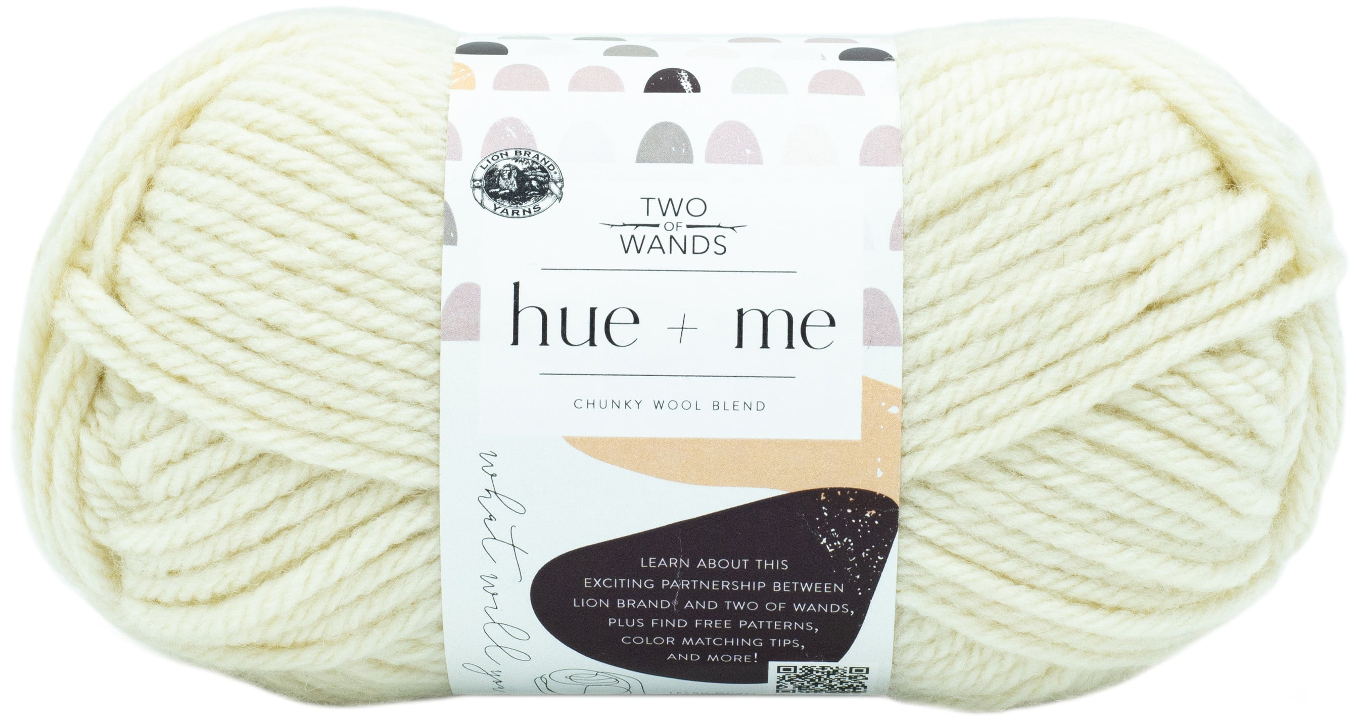 Lion Brand Hue & Me Yarn-Salt 