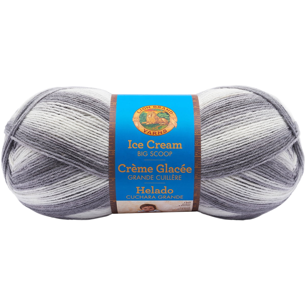 Lion Brand Ice Cream Big Scoop YarnCookies & Cream