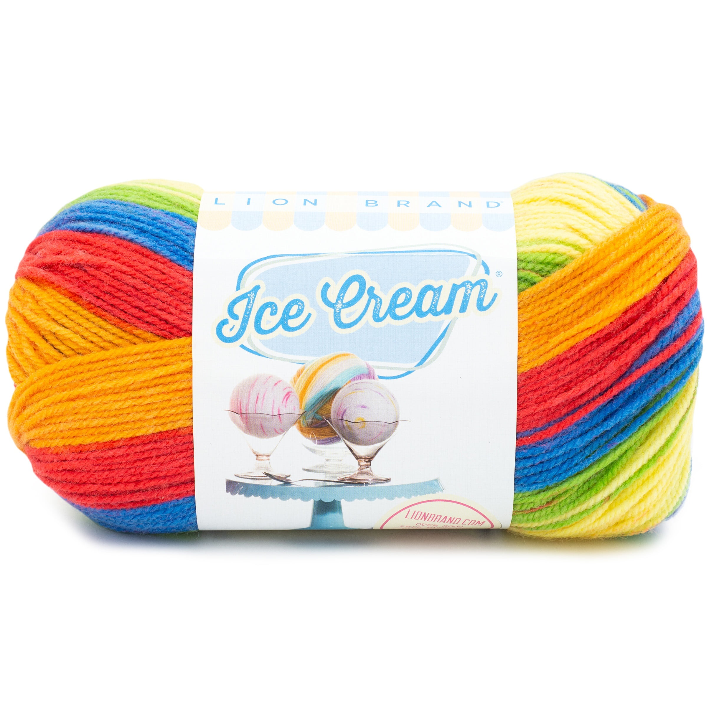 Yarn Review: Lion Brand Ice Cream – ELY Knits