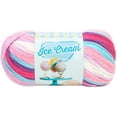 thumbnail image 1 of Lion Brand Ice Cream Yarn-Raspberry Ripple, 1 of 2