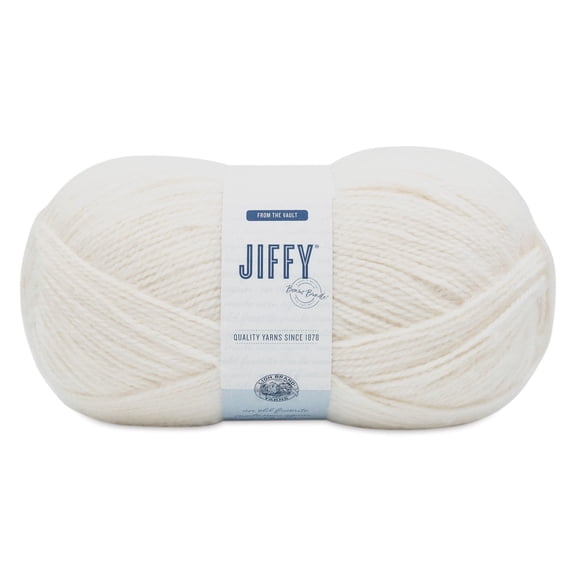Lion Brand Jiffy Bonus Bundle Yarn-Cream