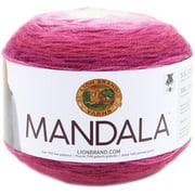 Lion Brand Yarn Mandala Cupid Self-Striping Light Acrylic Multi-color Yarn
