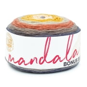 Lion Brand Yarn Mandala Bonus Bundle Centaur 125-214R Acrylic Light DK 1181yd 10.5oz Yarn