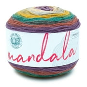 Lion Brand Yarn Mandala Warlock Self-Striping Light Acrylic Multi-color Yarn