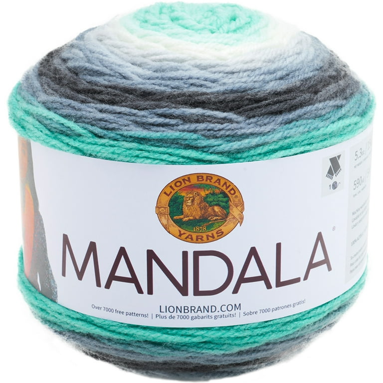 Lion Brand Mandala Light Acrylic Genie Yarn, 590 yd
