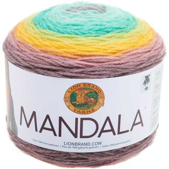 Lion Brand Mandala Light Acrylic Valkyrie Yarn, 590 yd